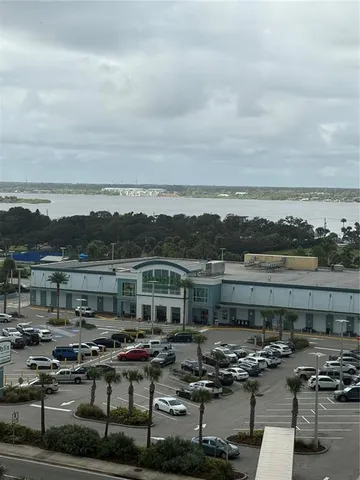 an outdoor space with wooden benches