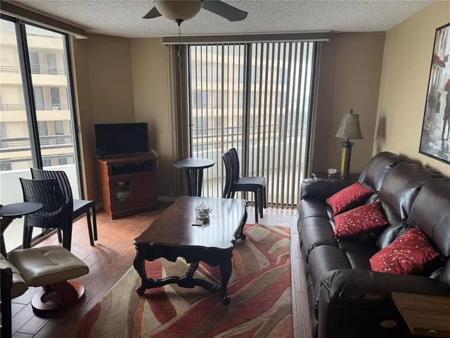 a view of ocean from a balcony