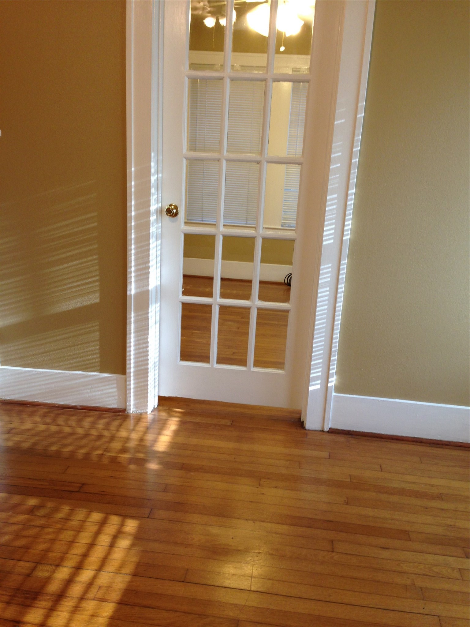 1719 Dunlavy Street Houston, TX 77006 - Photo 5 of 16 a view of an empty room with wooden floor and a window