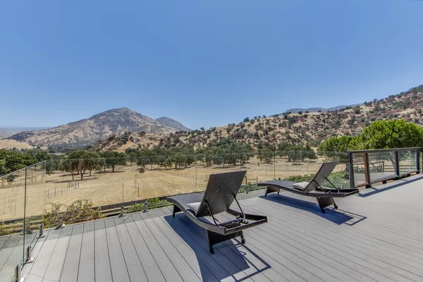 a view of a lake with a mountain
