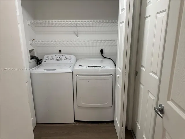 a view of a balcony with a porch