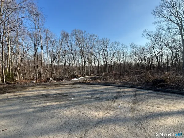 a view of road with trees