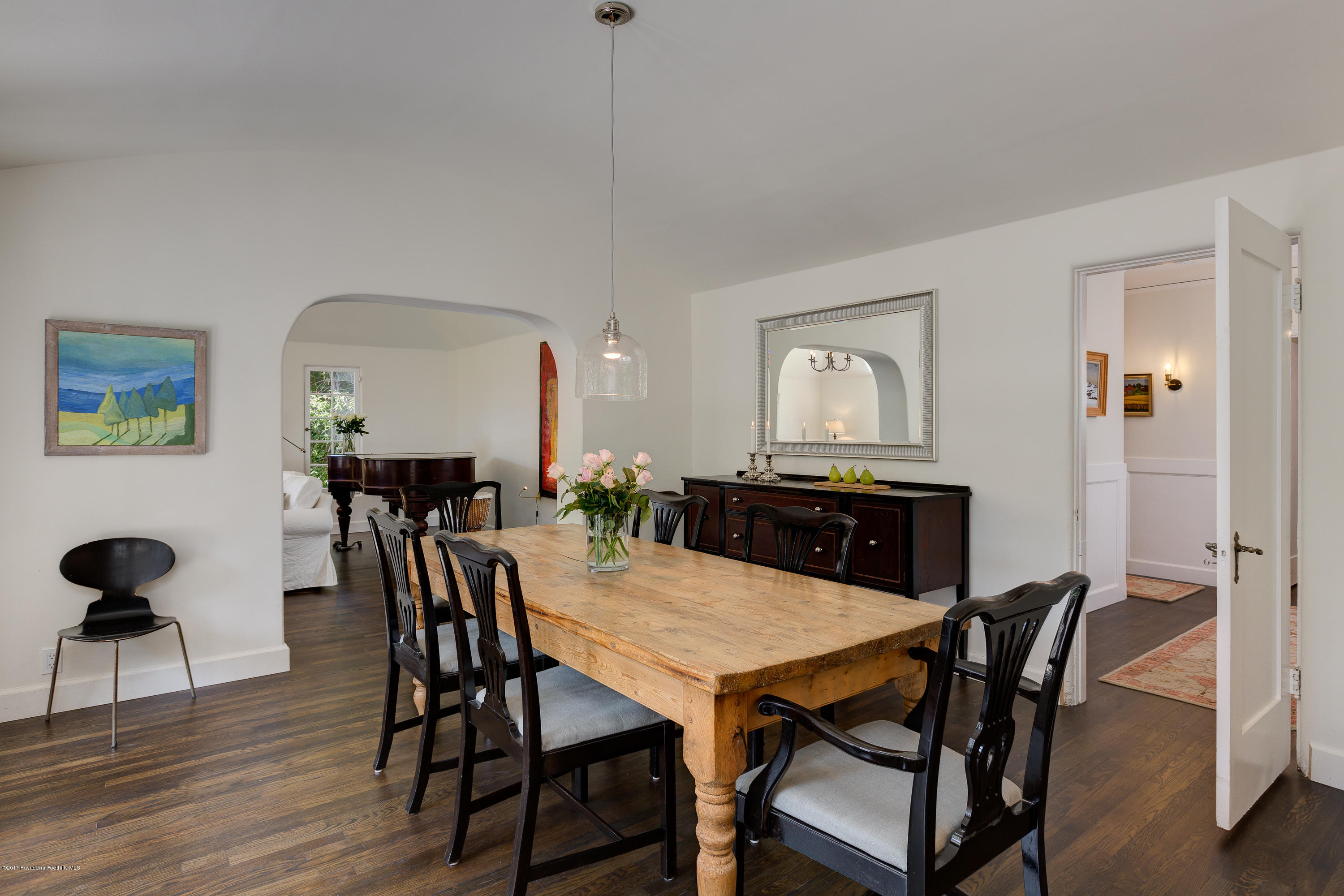 2529 Marengo Avenue Altadena, CA 91001 - Photo 11 of 42 a view of a dining room with furniture and wooden floor