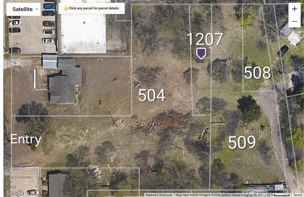 504 North Hampton Road DeSoto, TX 75115 - Photo 2 of 11 Property Parcel Map. Displaying individual property parcel identifiers and boundaries