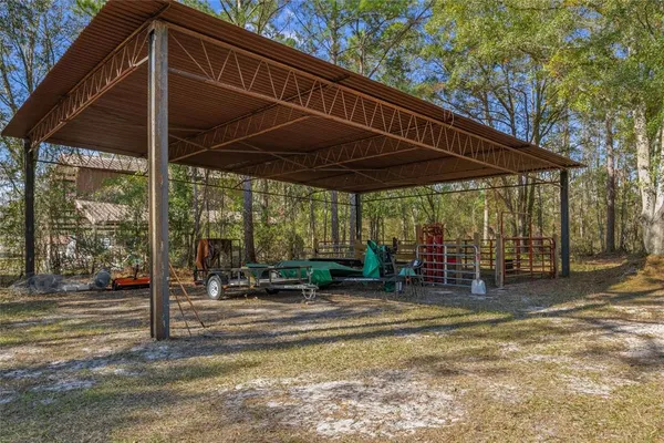 a view of outdoor space with seating area