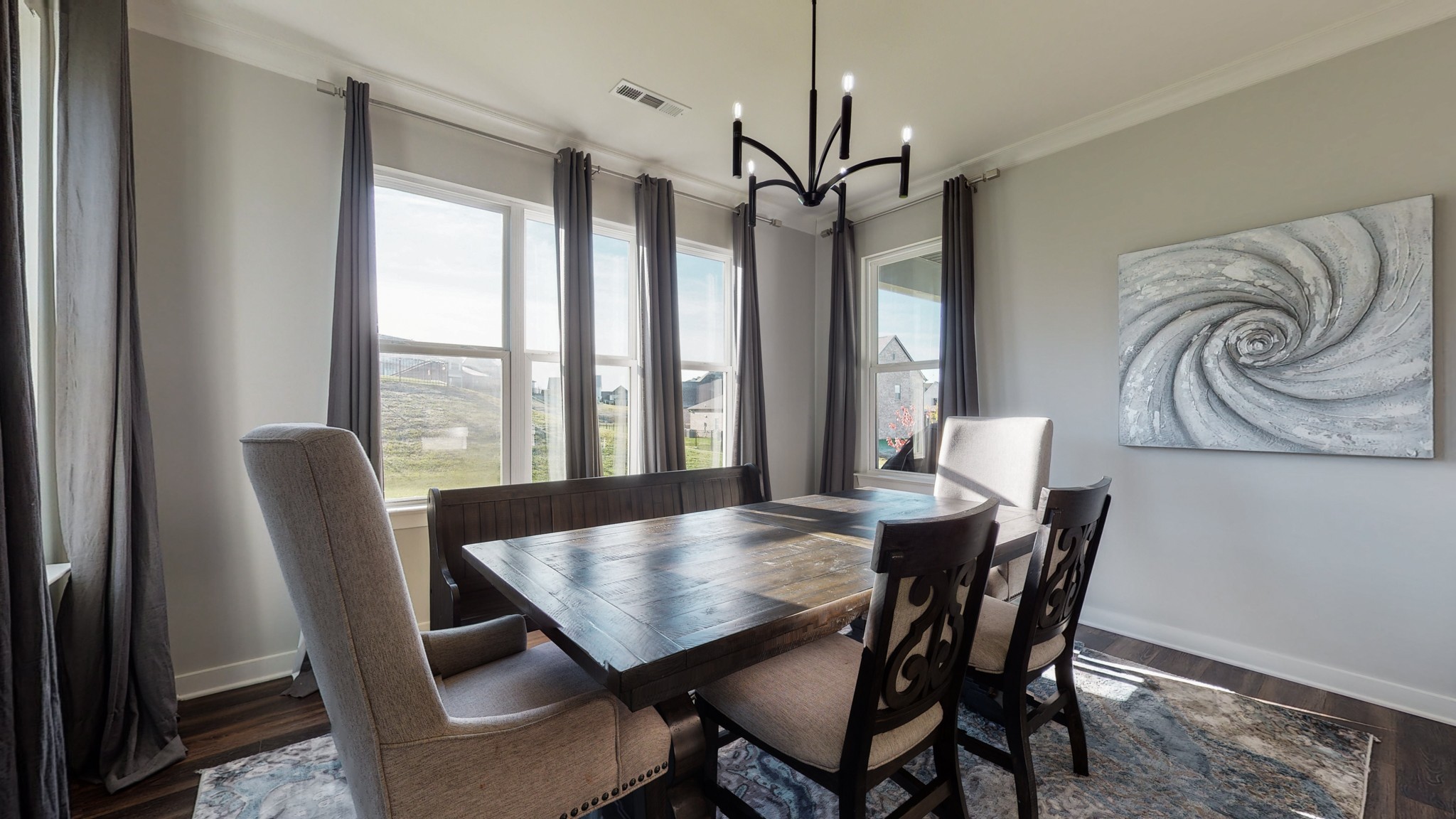 757 Plowson Road Mount Juliet, TN 37122 - Photo 18 of 48 a view of a dining room with furniture window and wooden floor