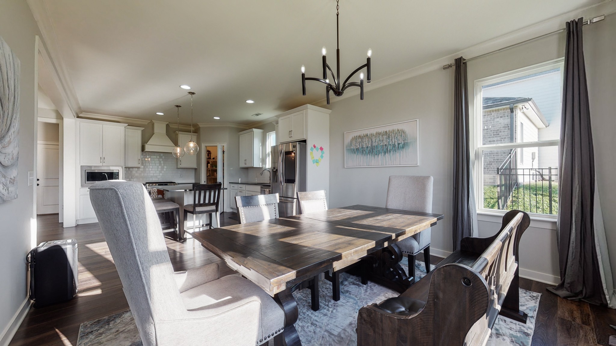 757 Plowson Road Mount Juliet, TN 37122 - Photo 19 of 48 a view of a dining room with furniture window and wooden floor