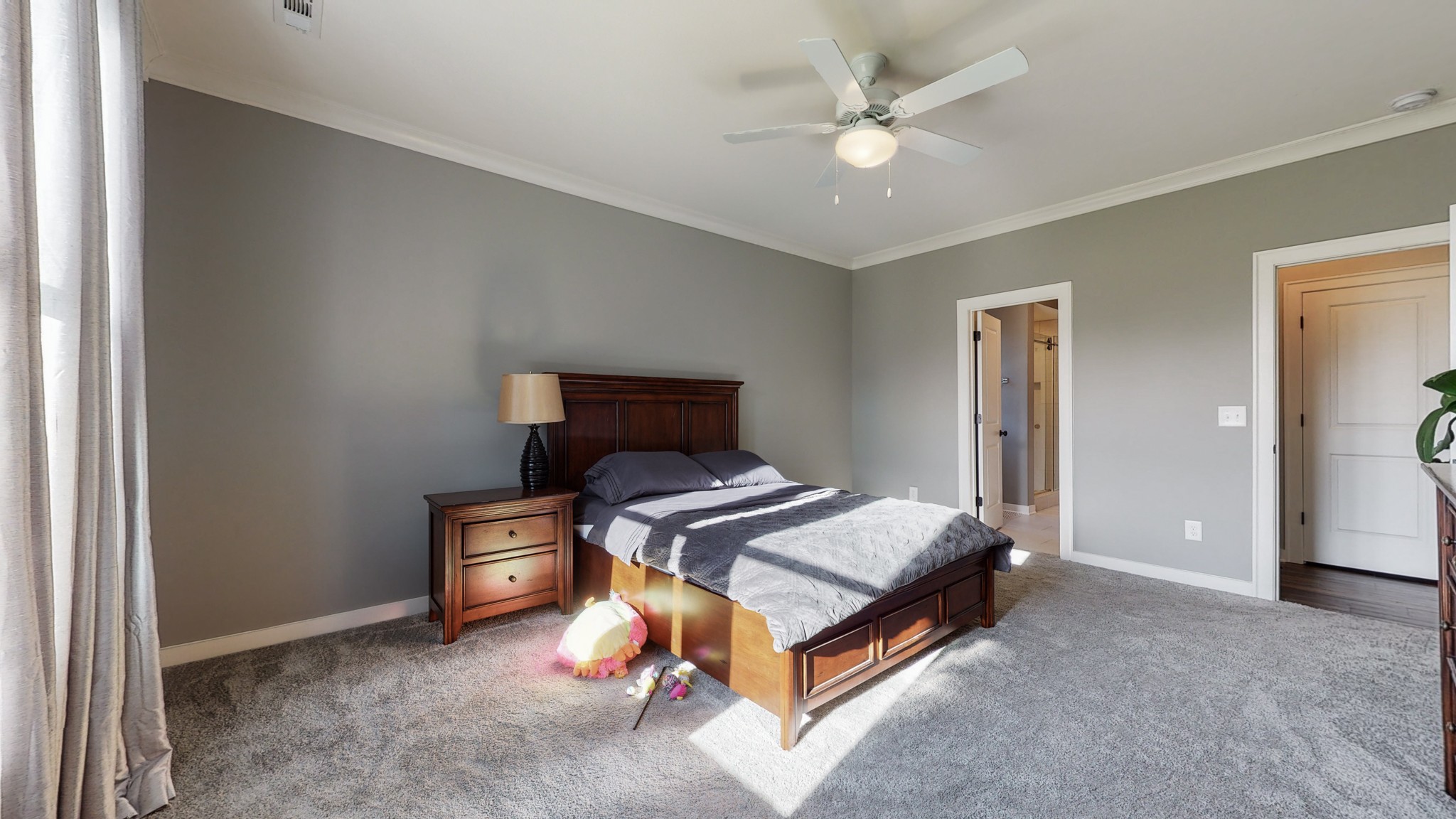 757 Plowson Road Mount Juliet, TN 37122 - Photo 22 of 48 a bedroom with bed and a ceiling fan
