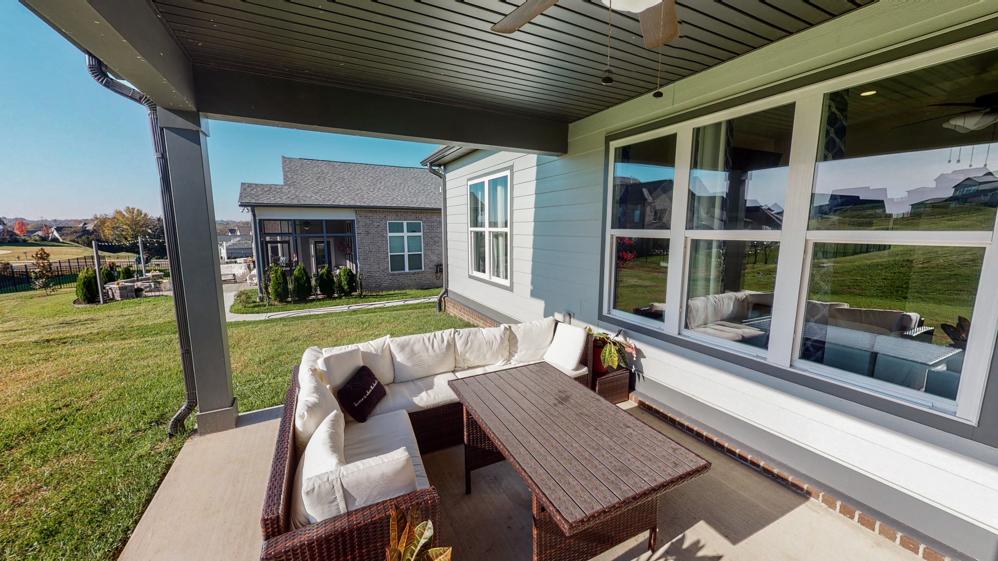 757 Plowson Road Mount Juliet, TN 37122 - Photo 9 of 48 a view of a patio with table and chairs next to a yard