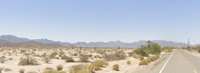 a view of a house with a mountain view