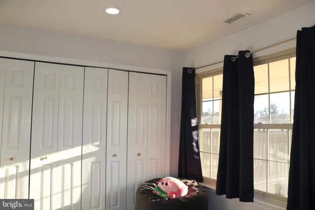 a view of a livingroom with a window