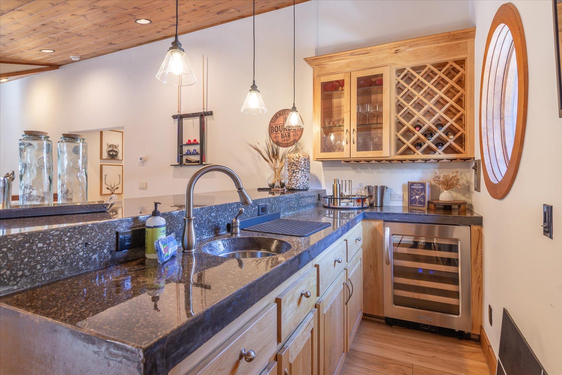 50830 Red Fir Terrace Soda Springs, CA 95728 - Photo 13 of 28 a kitchen with stainless steel appliances granite countertop a sink and a granite counter tops