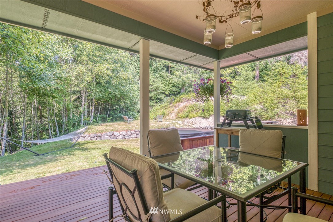 314 Walker Valley Road Port Angeles, WA 98362 - Photo 18 of 25 a view of an outdoor dining space with furniture window