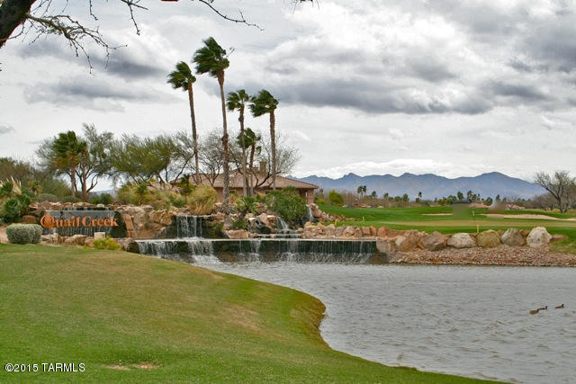1729 East Redstart Road Green Valley, AZ 85614 - Photo 38 of 39 a view of a lake with a mountain in the background