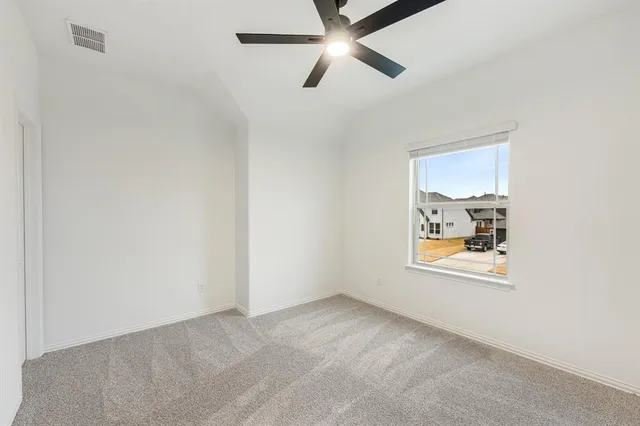 an empty room with window