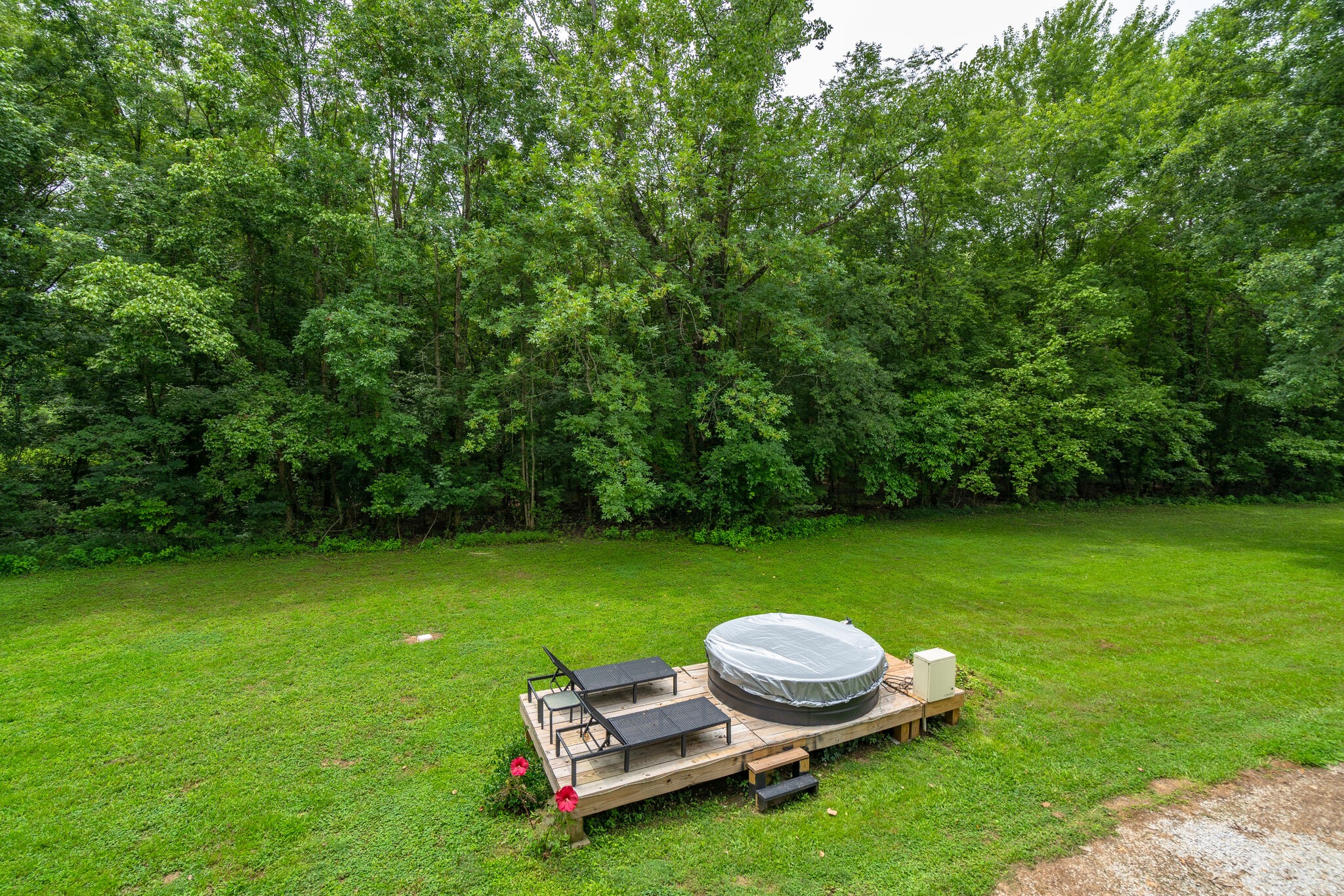 537 Chapmansboro Road Ashland City, TN 37015 - Photo 21 of 28 a view of a backyard with swimming pool