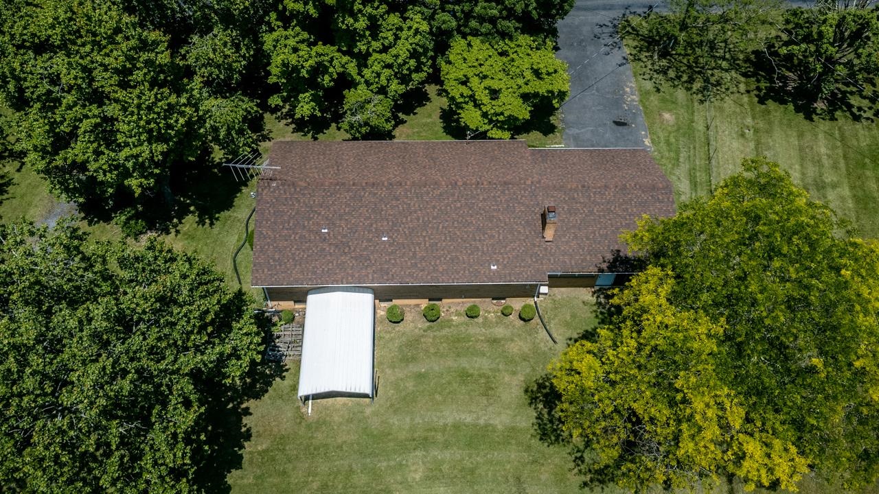 3252 Lyndhurst Road Stuarts Draft, VA 24477 - Photo 61 of 75 an aerial view of residential house with outdoor space and trees all around