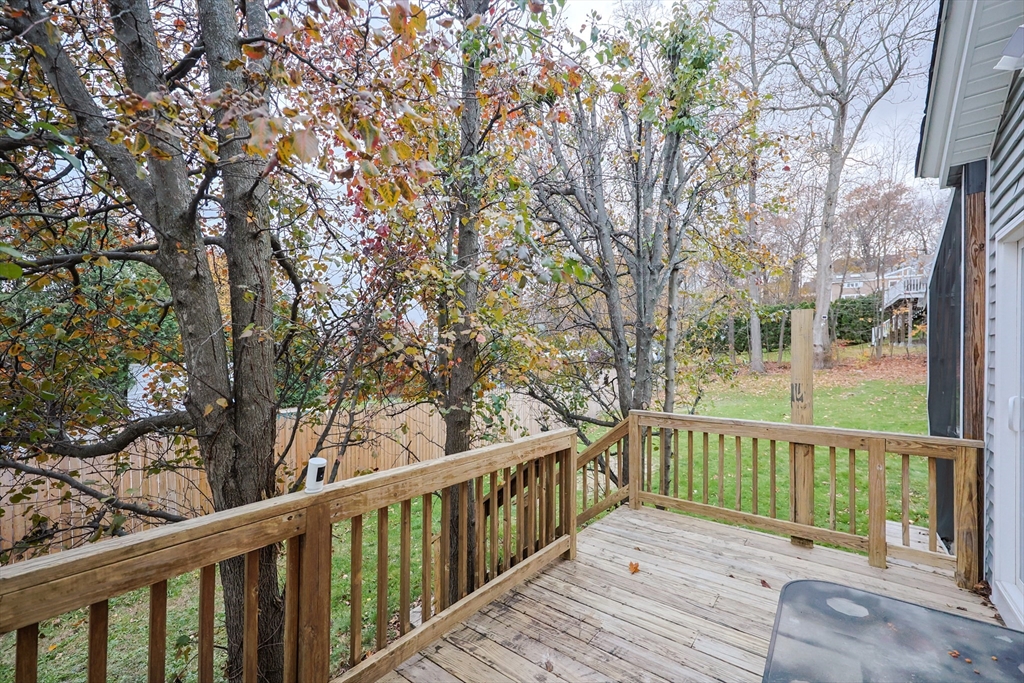 11 Hockanum Way Worcester, MA 01606 - Photo 31 of 36 a view of a wooden deck