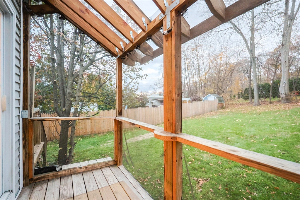 11 Hockanum Way Worcester, MA 01606 - Photo 33 of 36 a view of outdoor space with deck and wooden floor