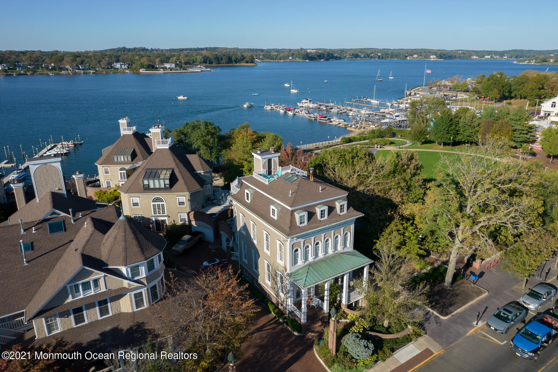 62 B West Front Street Red Bank, NJ 07701 - Photo 2 of 45 an aerial view of a house with a lake view