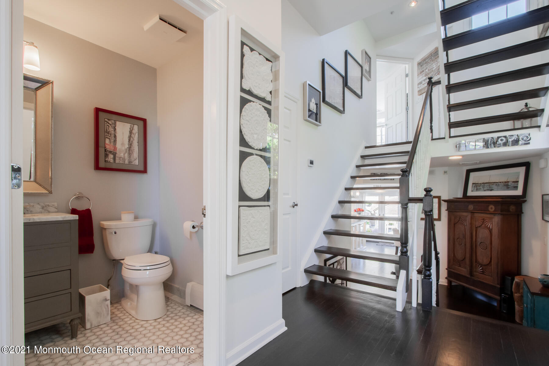 62 B West Front Street Red Bank, NJ 07701 - Photo 16 of 45 a view of a hallway with seating area