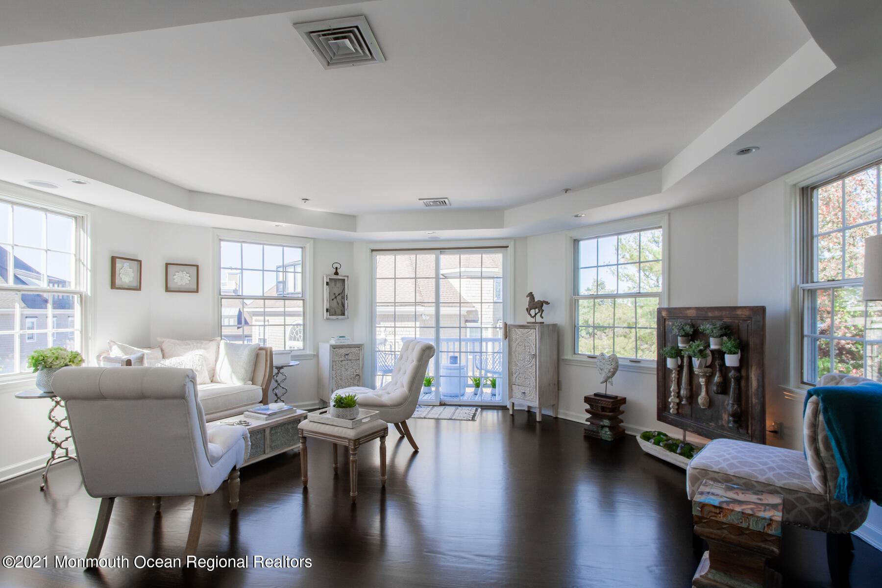 62 B West Front Street Red Bank, NJ 07701 - Photo 19 of 45 a living room with furniture and a flat screen tv with wooden floor