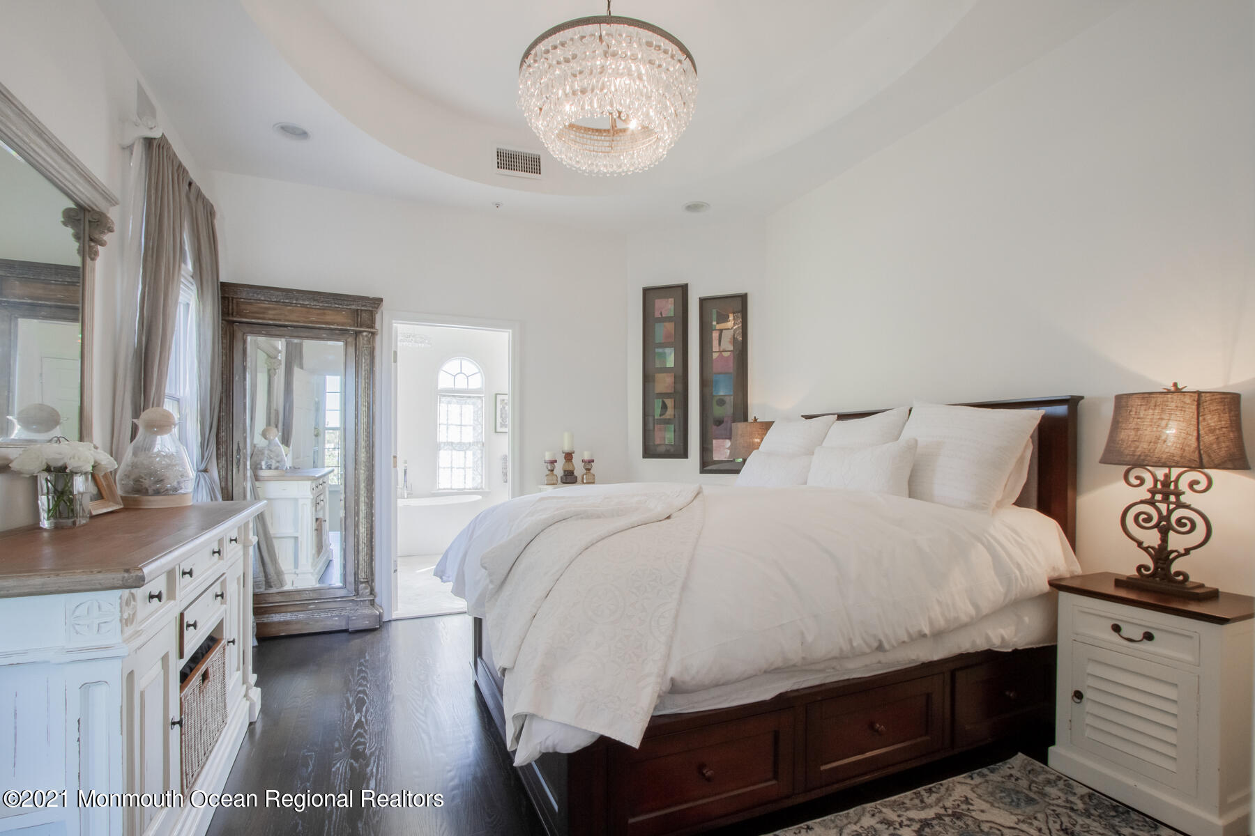 62 B West Front Street Red Bank, NJ 07701 - Photo 21 of 45 a bedroom with bed and wooden floor