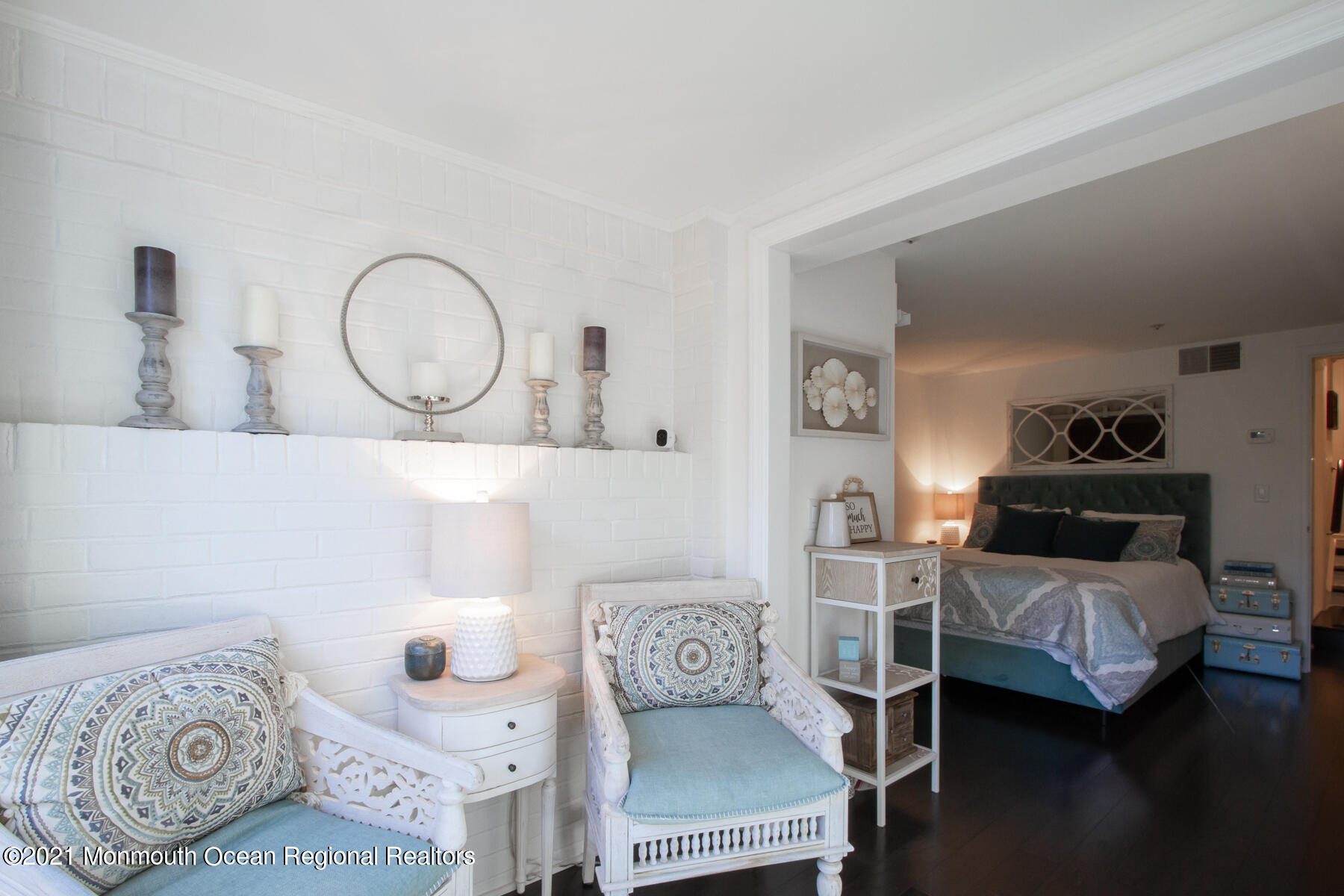 62 B West Front Street Red Bank, NJ 07701 - Photo 27 of 45 a bedroom with furniture and a mirror