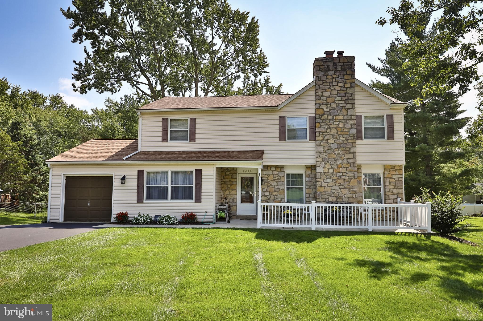 3218 Hayes Road Norristown, PA 19403 - Photo 1 of 24 Exterior Facade w/ Charming Front Porch