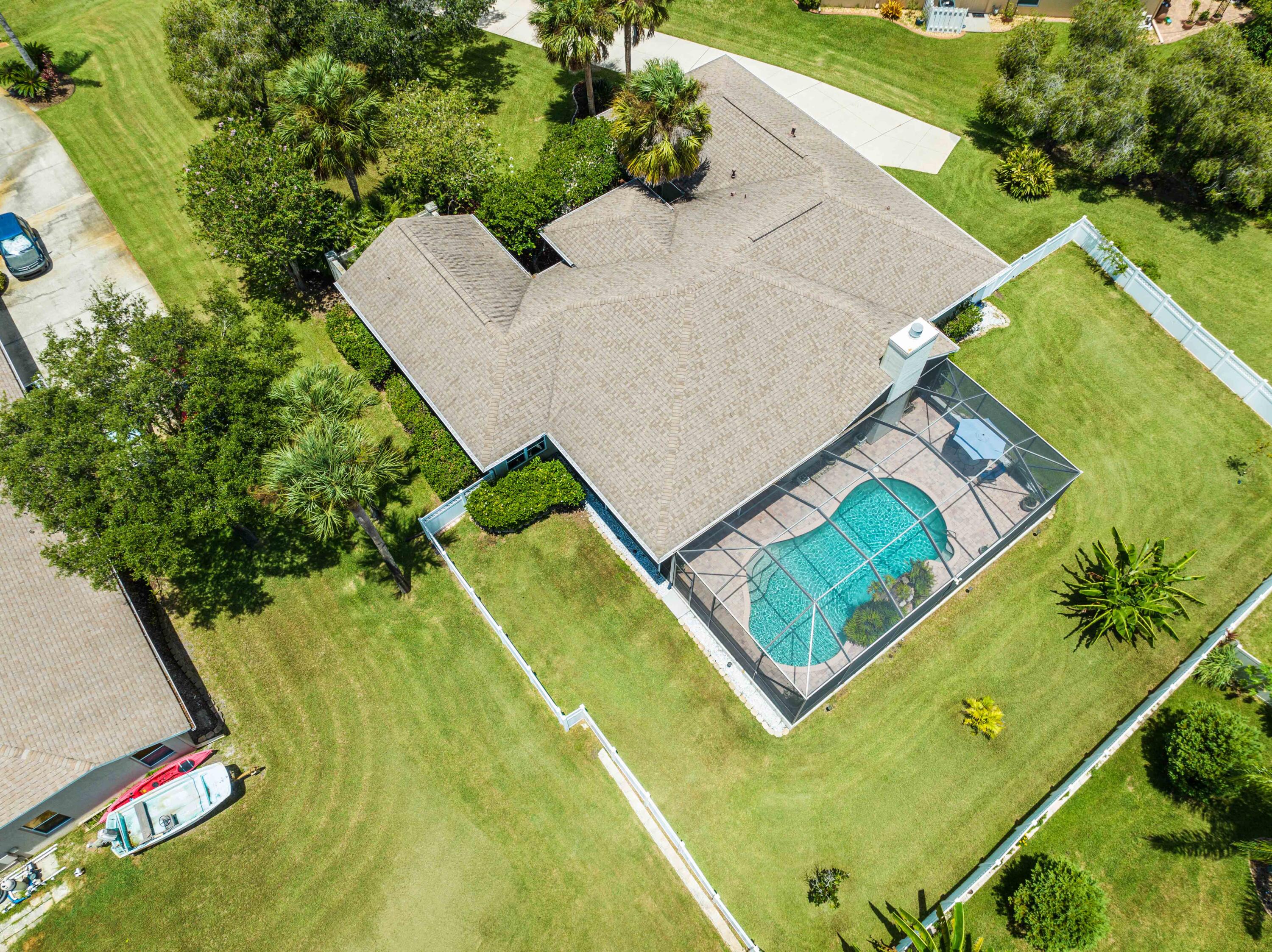 3455 Shady Run Road Melbourne, FL 32934 - Photo 37 of 47 an aerial view of a tennis ground