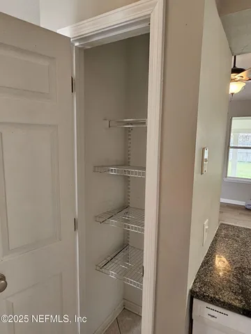 a view of room with an empty space