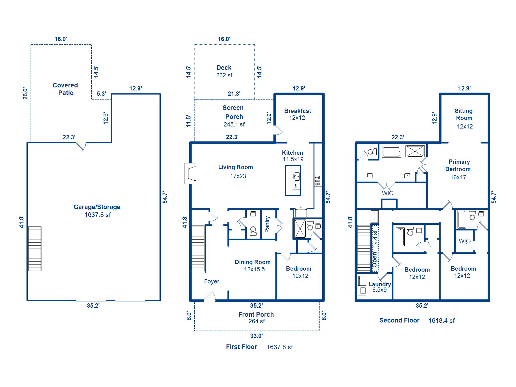 1464 Stratton Place Mount Pleasant, SC 29466 - Photo 86 of 86 Floorplan