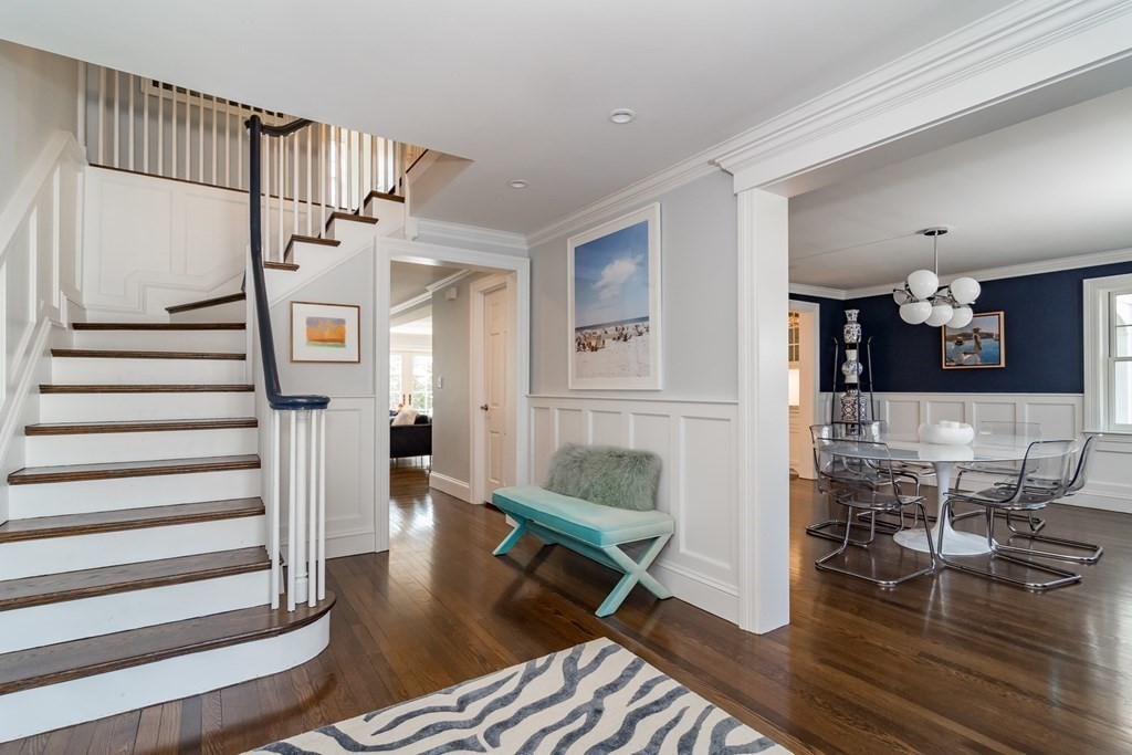 92 Old Colony Road Wellesley, MA 02481 - Photo 2 of 28 a living room with furniture and wooden floor