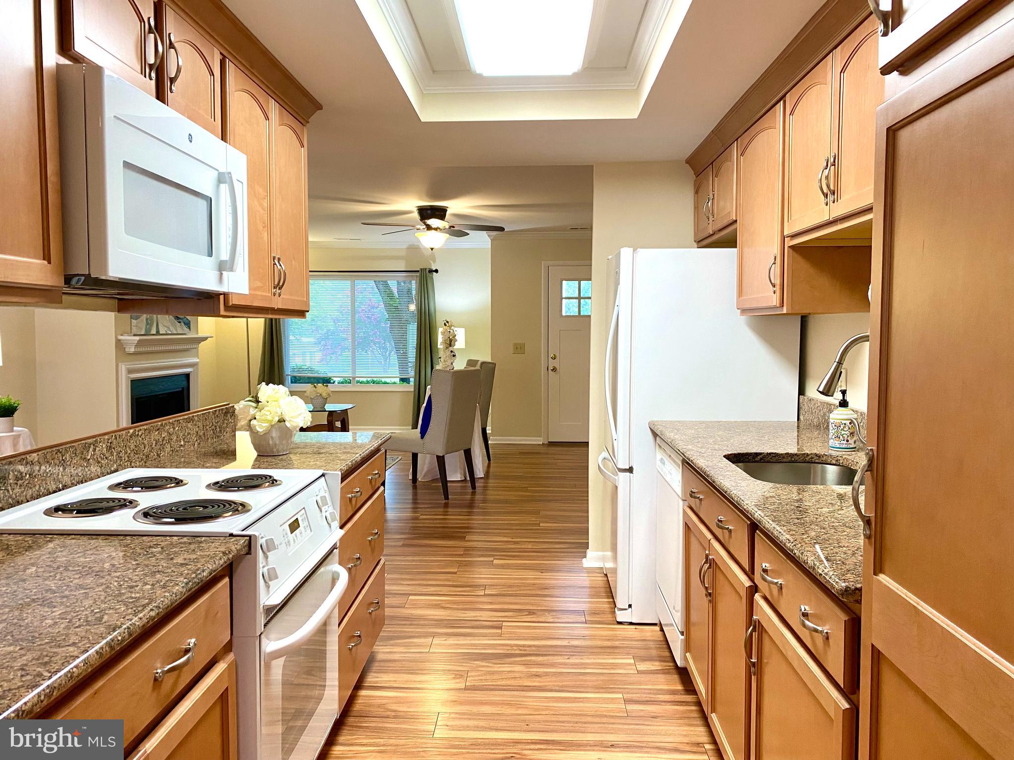 3408 Hallaton Court, Unit 165B Silver Spring, MD 20906 - Photo 11 of 40 WHITE APPLIANCES, GINGER CABINETS, GRANITE!