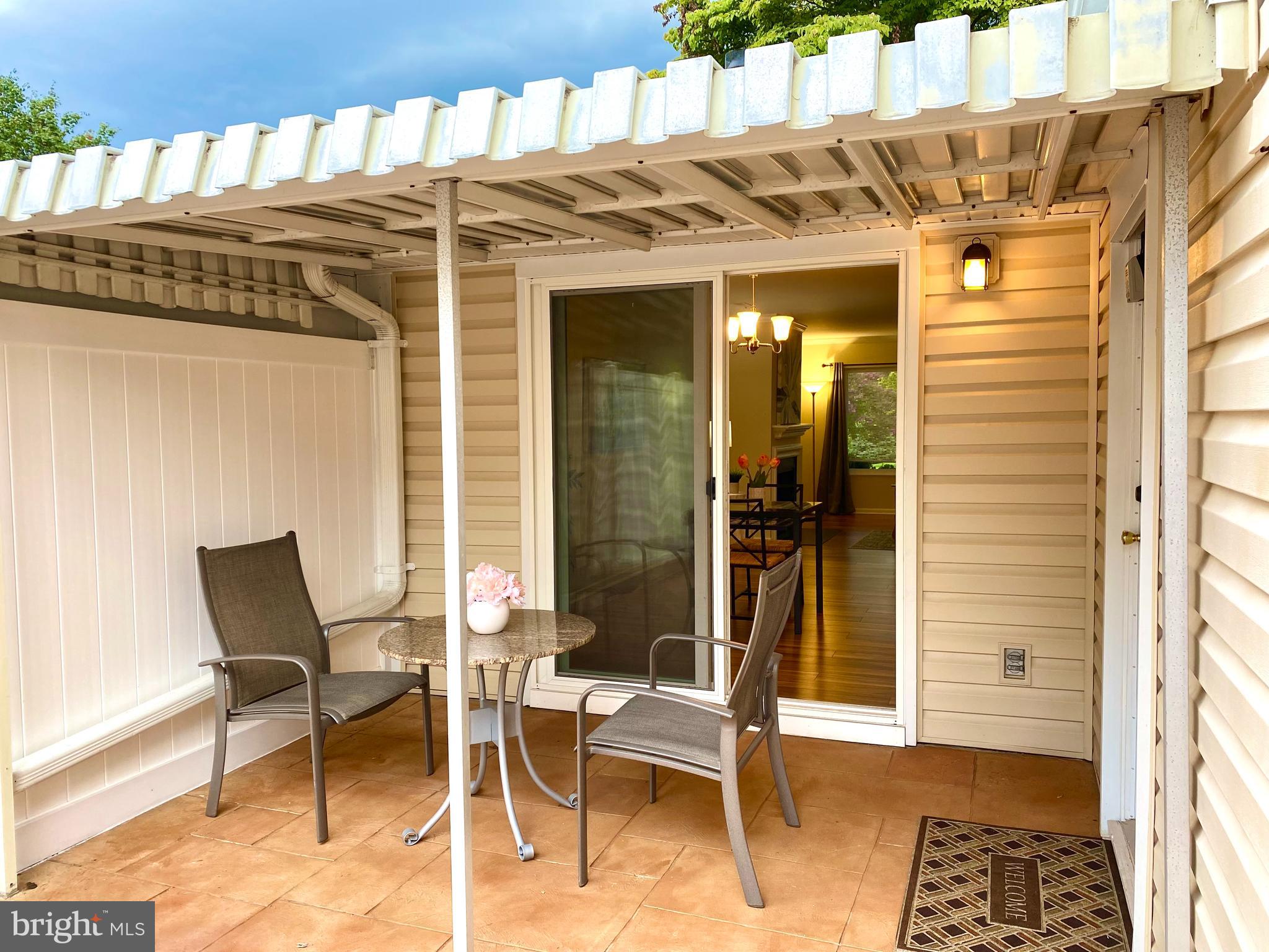 3408 Hallaton Court, Unit 165B Silver Spring, MD 20906 - Photo 25 of 40 PARTIALLY COVERED PATIO, VINYL FENCED AND GATED