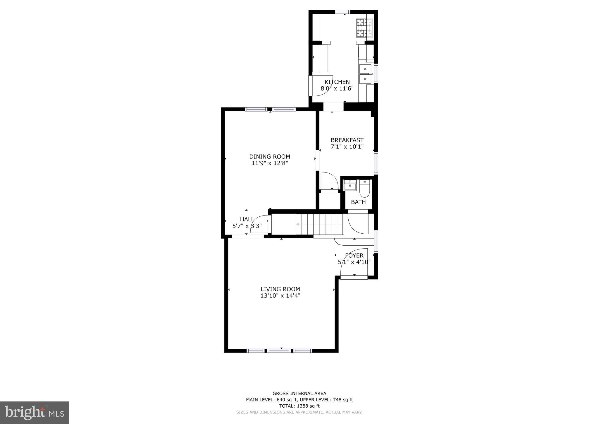 617 Nottingham Road Baltimore, MD 21229 - Photo 25 of 26 Floor Plan