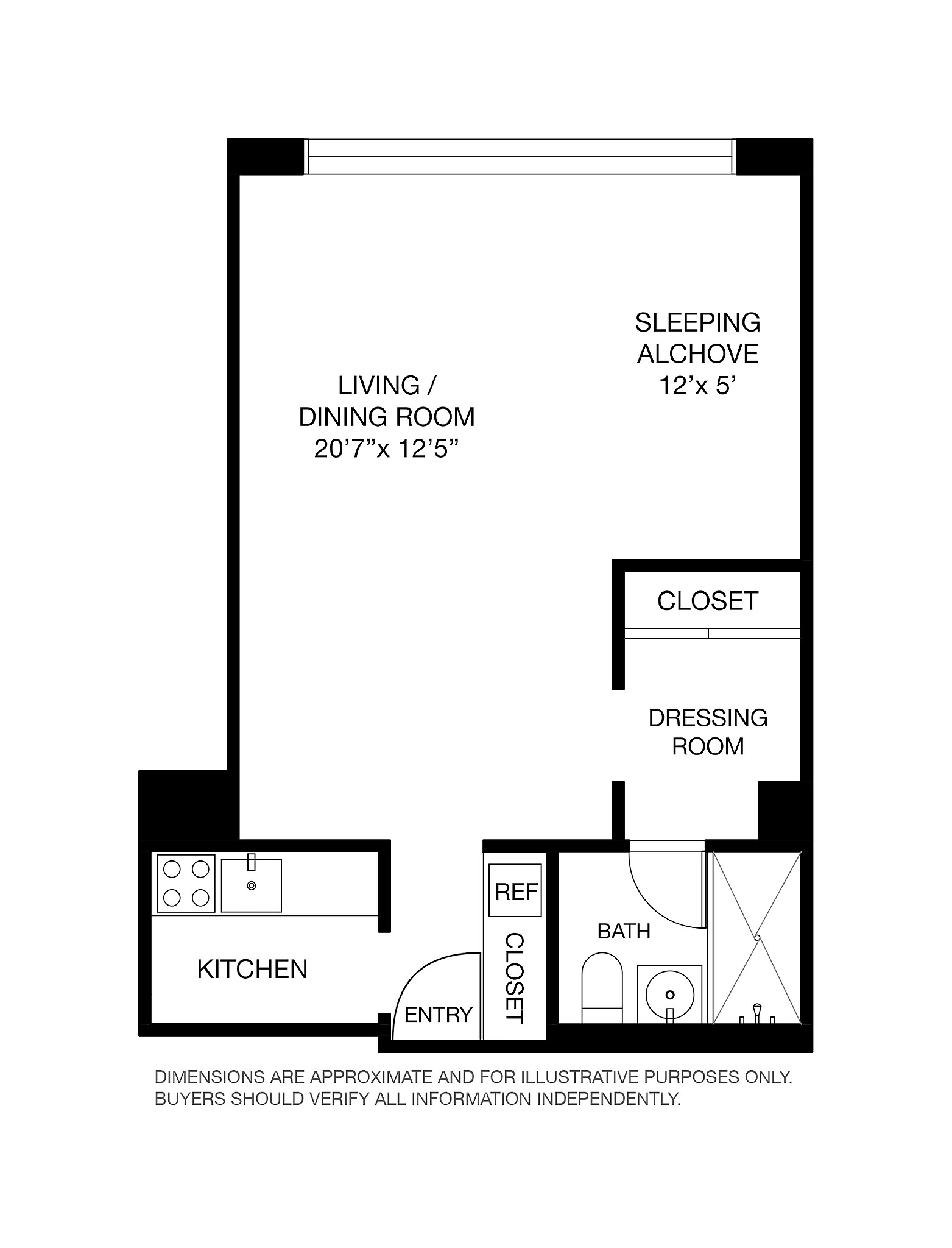 240 East 35th Street, Unit 5C Manhattan, NY 10016 - Photo 10 of 10 Floor Plan