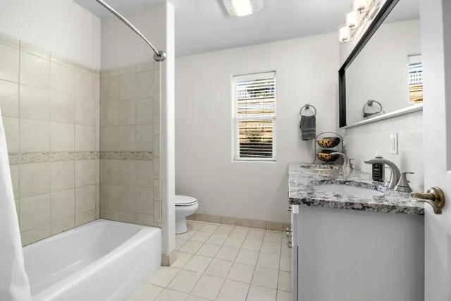 a view of a terrace with a seating space