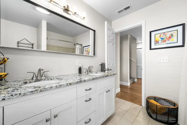 a outdoor space with a couch