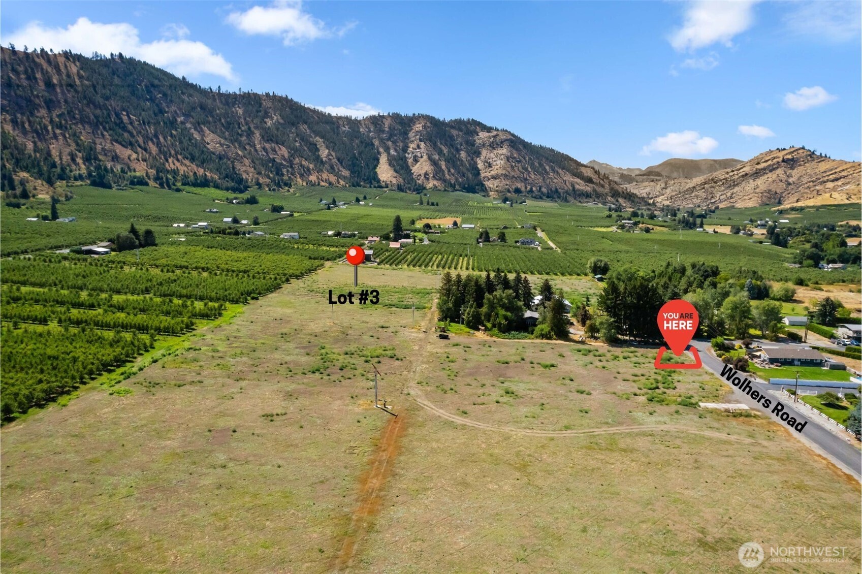 0 Wohlers Road Cashmere, WA 98815 - Photo 2 of 15 a view of a road with a mountain in the background