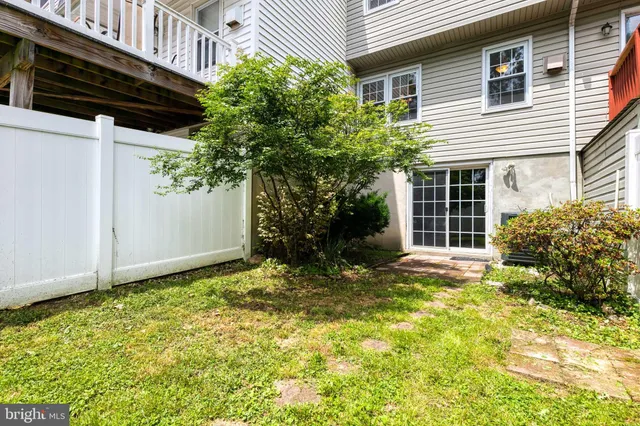 a backyard of a house