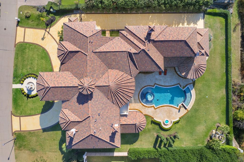 6509 Sudbury Road Plano, TX 75024 - Photo 19 of 23 Aerial view of a pool