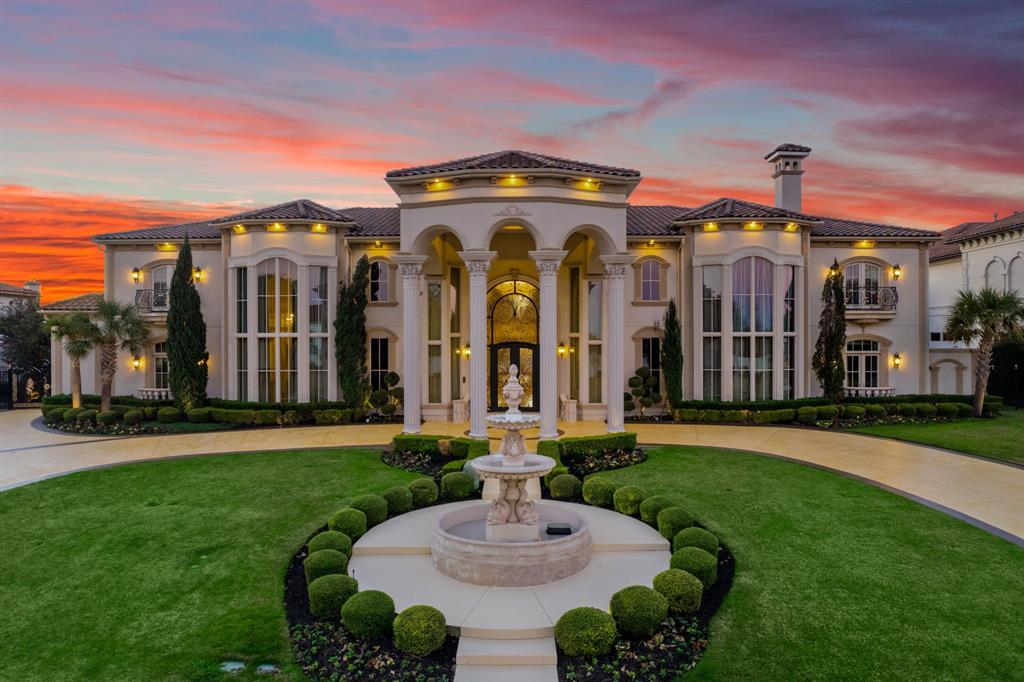 6509 Sudbury Road Plano, TX 75024 - Photo 20 of 23 Mediterranean / spanish house with a yard, a chimney, stucco siding, and a tiled roof