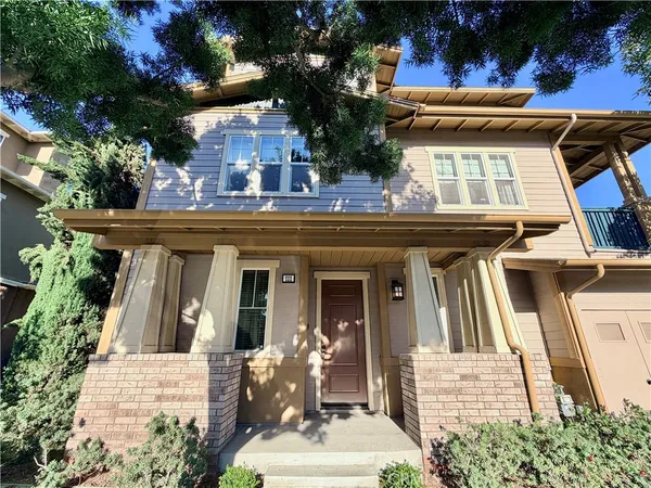 front view of a house with a porch