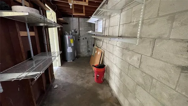 a backyard of a house