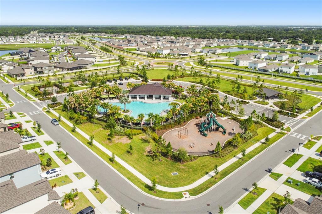 3139 Silver Date Drive Wimauma, FL 33598 - Photo 37 of 47 an aerial view of swimming pool