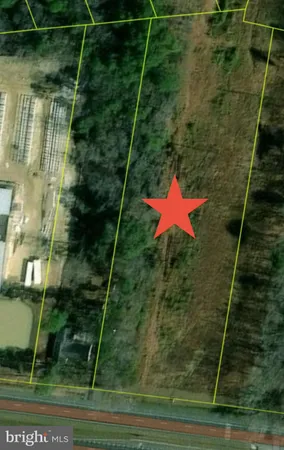 a aerial view of a yard