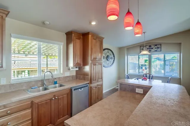 a large living room with large windows