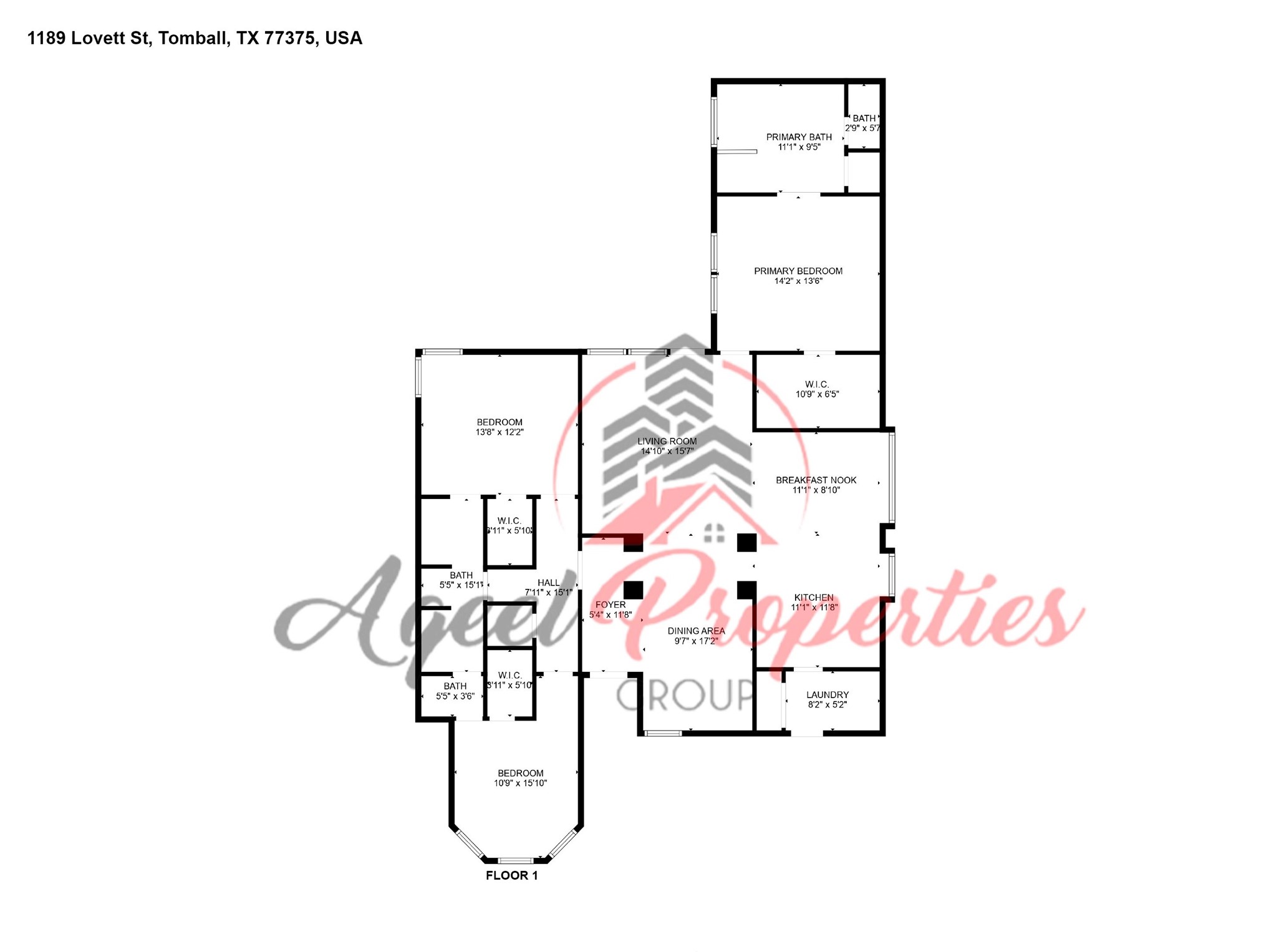 1189 Lovett Street Tomball, TX 77375 - Photo 2 of 36 a picture of a wall with a white wall