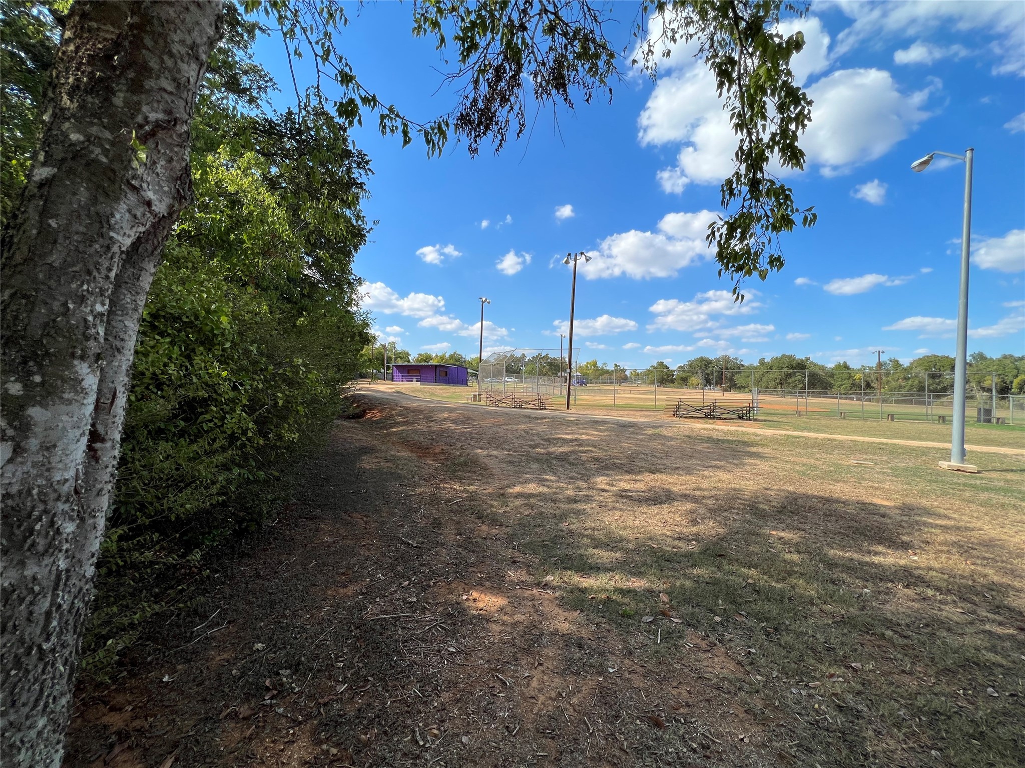 529 Madison Street Elgin, TX 78621 - Photo 6 of 13 Back of lot with view of park
